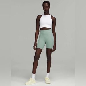Lululemon Wunder Train High-Rise Short 6” in Misty Glade